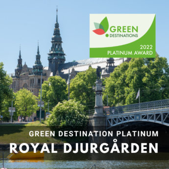Kungliga Djurgården får internationell hållbarhetsutmärkelse