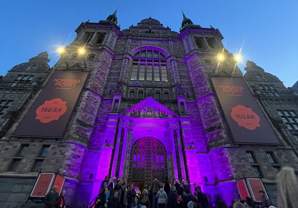 Anniversary program at The Nordic Museum Royal Djurgarden