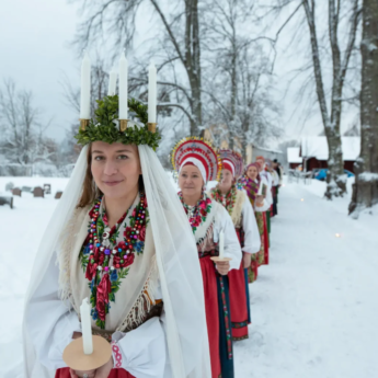 Luciakonsert med Dalarnas Lussibrud